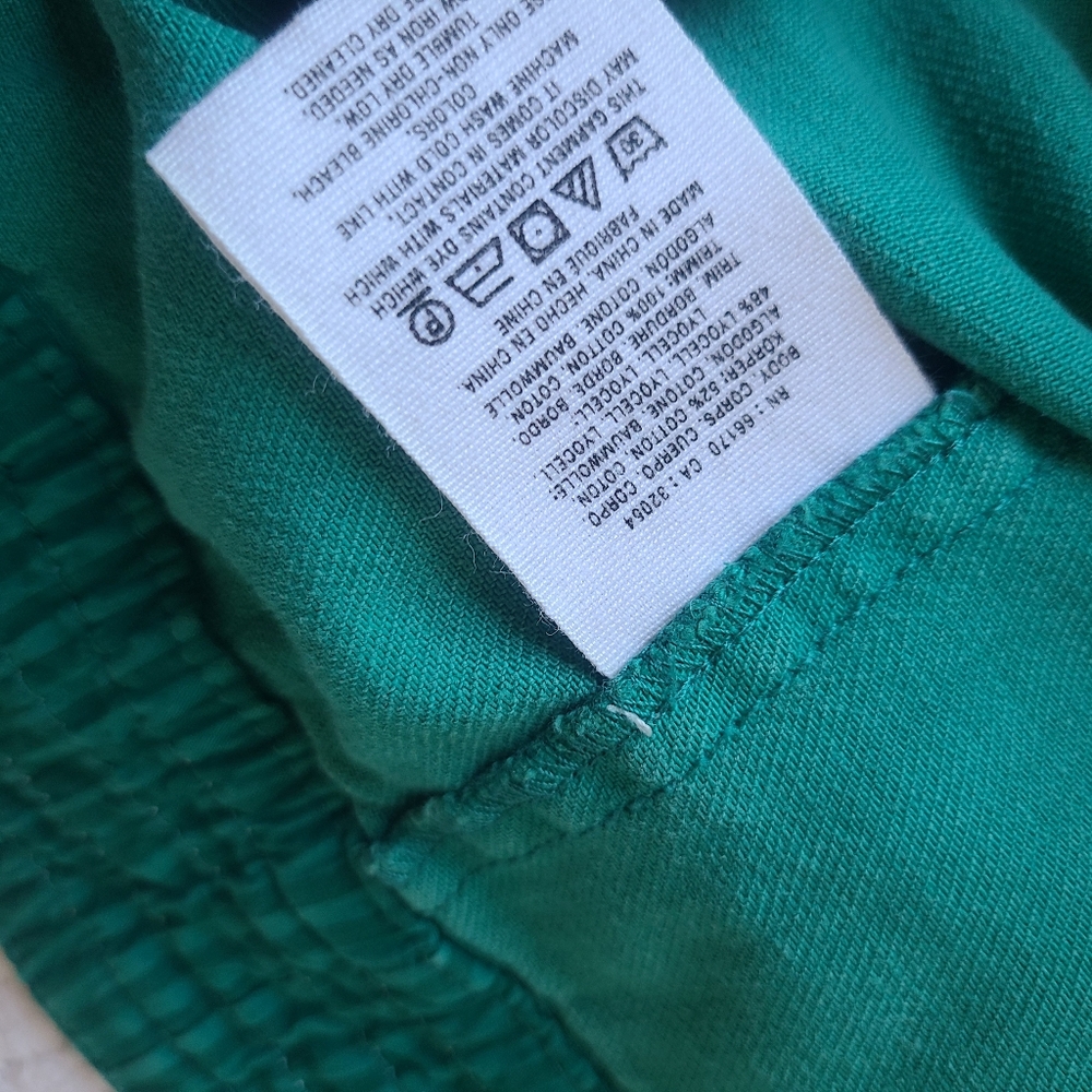 Maeve Anthropologie Green Button-Down Dress US Women's Size 10 - Picture 10 of 10